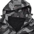 Veste Anorak MIL-TEC Splinter Night Camouflage Coupe-vent à capuche Vêtements de sport chauds