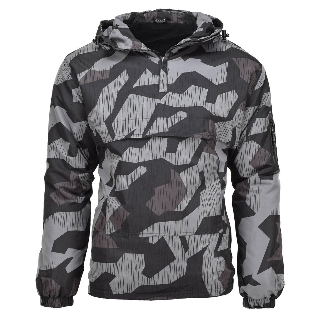 Veste Anorak MIL-TEC Splinter Night Camouflage Coupe-vent à capuche Vêtements de sport chauds