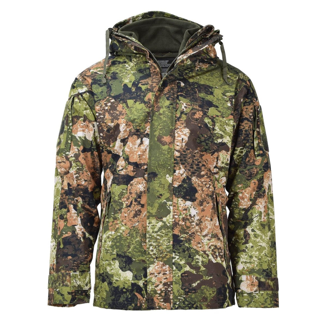 MIL-TEC army rain wet weather jacket Gen I with fleece liner waterproof hooded