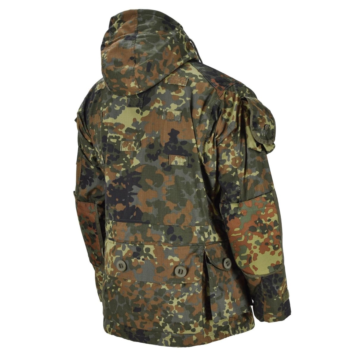 Veste de marque Mil-Tec RipStop Smock armée allemande Flecktarn Camo Parka Vêtements pour hommes