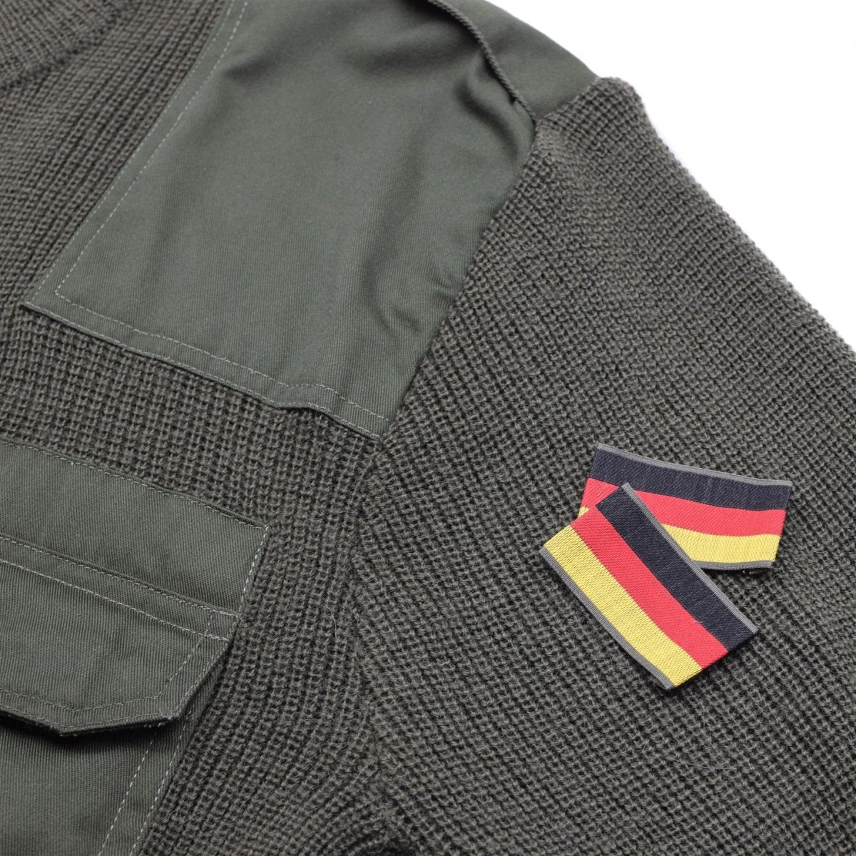 Pull Homme de marque Mil-Tec Pull Allemand Pull Commando Pull Olive OD Laine