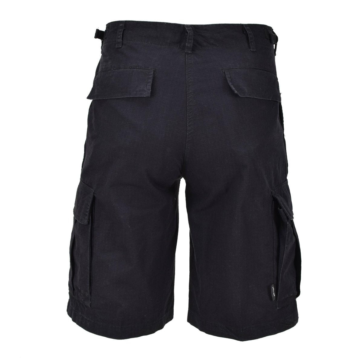 Bermuda léger prélavé noir de style militaire américain de marque Mil-Tec