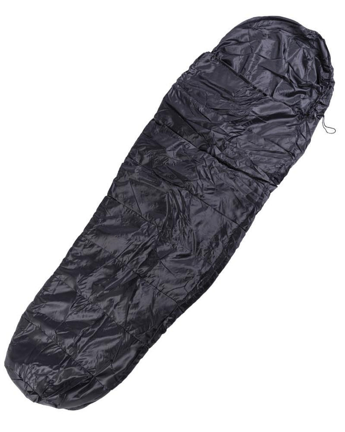 MIL-TEC COMMANDO Sac de couchage 225 cm Fermeture éclair bidirectionnelle côté gauche léger - GoMilitar