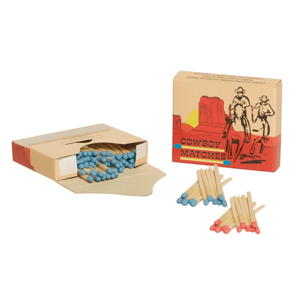 Mil-Tec Cowboy Matches Strike Anywhere Design 100 pièces Allume-feu de camping
