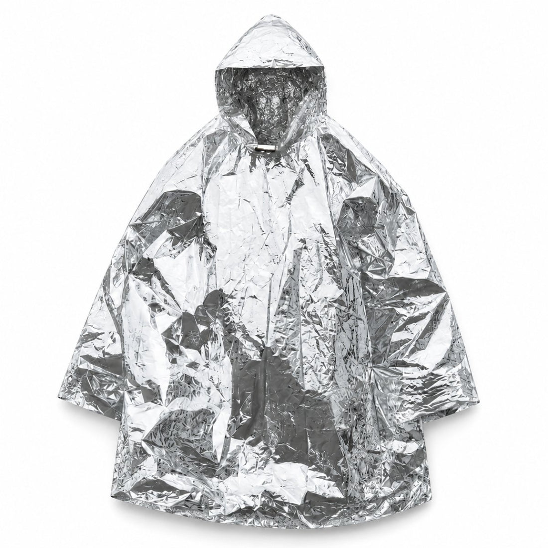 Mil-Tec Emergency Survival Poncho Hooded Lightweight Thermal Rain Cover