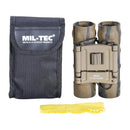 MIL-TEC Gen II Collapsible Binoculars 10x25 Diopter Fine Tuning Pouch Desert