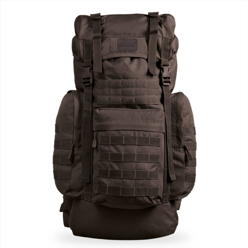 Mil-Tec German Gen. II Backpack Tactical 65L STOCKES PADDES DU RÉGLABLES DURABLES