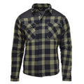 MIL-TEC German Military Lumberjack jacket plaid checkered warm black olive NEW
