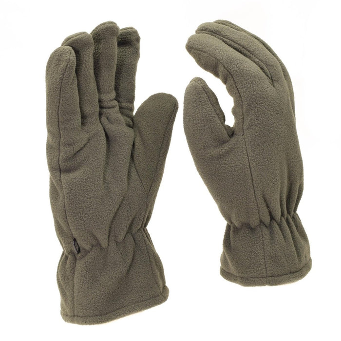 Gants polaires Olive OD avec doublure Thinsulate, chauds et légers pour une utilisation tactique hivernale.