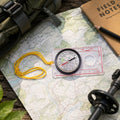 Mil-Tec Map Compass Transparent Base Plate Hiking Camping Navigation Tool