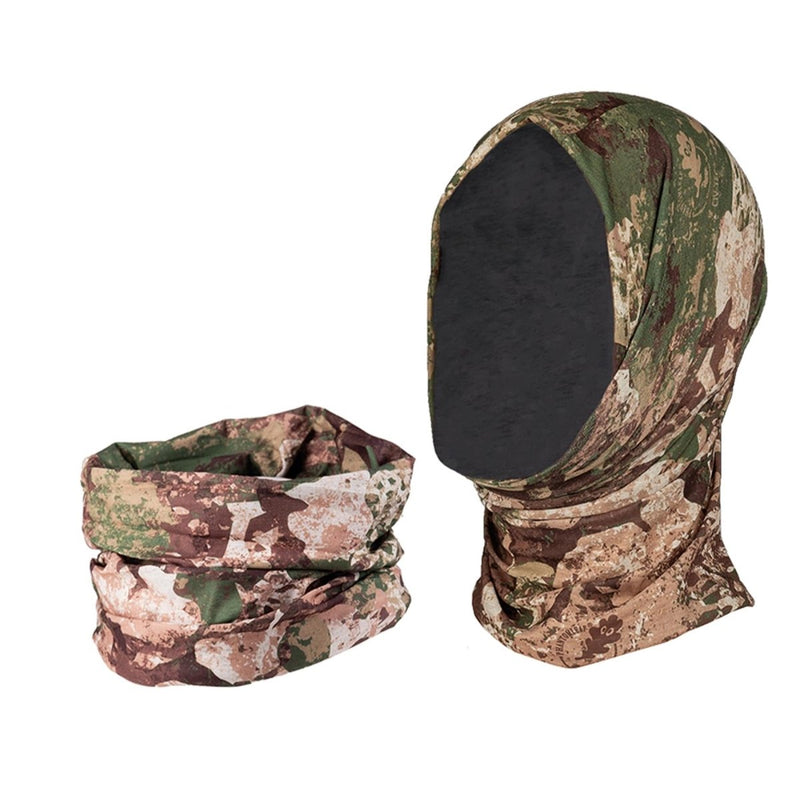 Cagoule de style militaire MIL-TEC, masque facial camouflage chasse léger unisexe