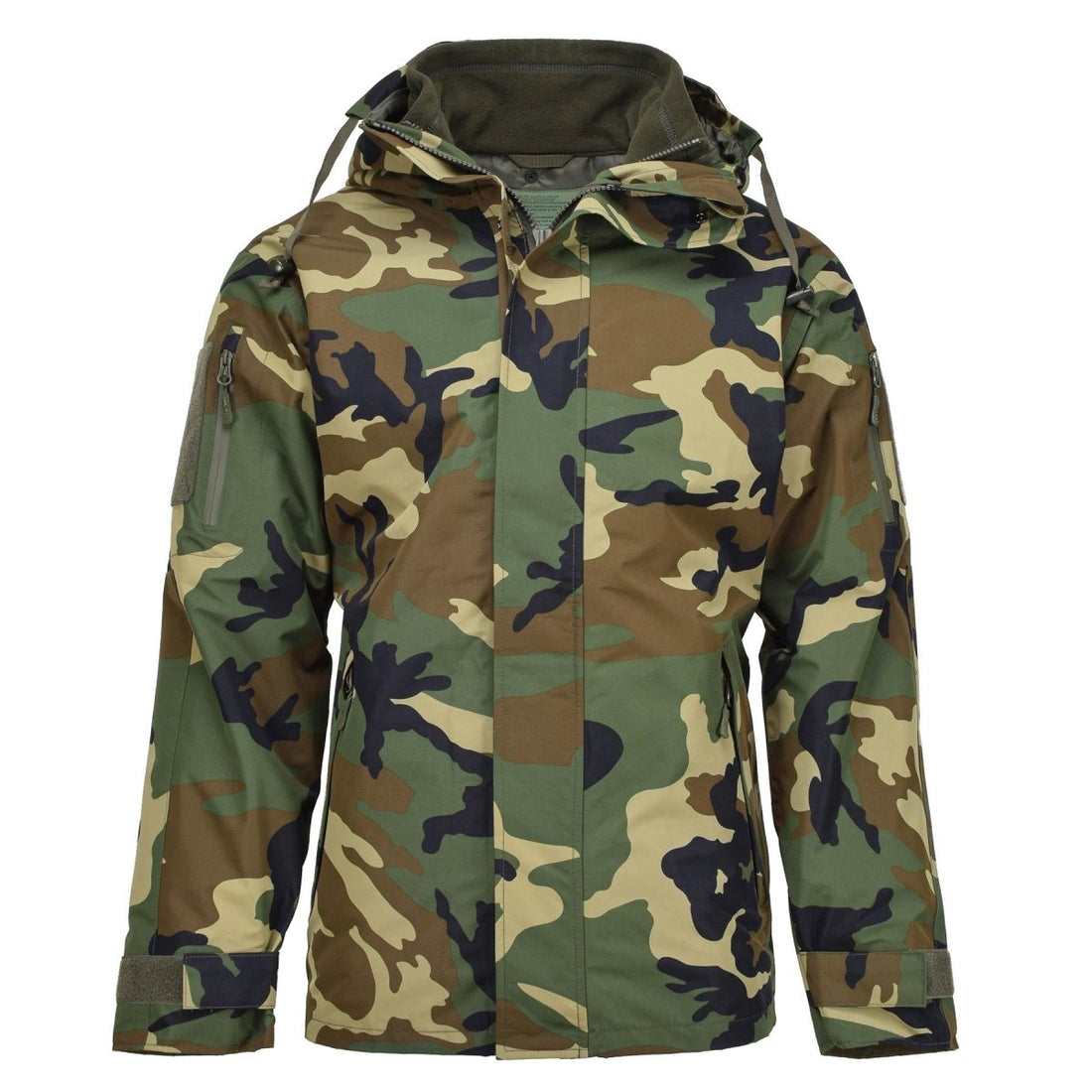 MIL-TEC Military style GEN II lined winter jacket woodland camo soft shell parka