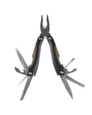 MIL-TEC Multi Tool One Hand Folding Slip Joint Mechanism ABS Aluminium Handle