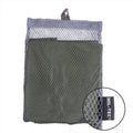 MIL-TEC Poncho Hooded Versatile Water Resistant Mesh Bag Included Black