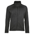 Mil-Tec Structure Fleece Jacket Warm Tactical Outdoor Zip Pockets Black