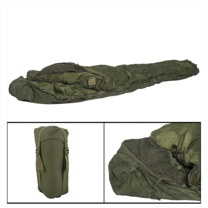 Mil-Tec TACTICAL 3 Sac de couchage avec revêtement en téflon et isolation Thermolite Olive - GoMilitar
