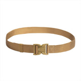 Ceinture tactique MIL-TEC, boucle réglable en alliage de Zinc, ceinture de pantalon flexible