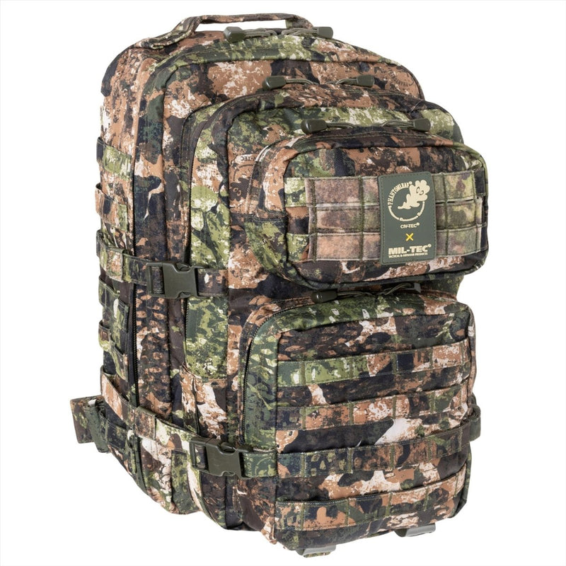 Mil-Tec US Assault Tactical Backpack 36L Ergonomic Formed Padided épaules