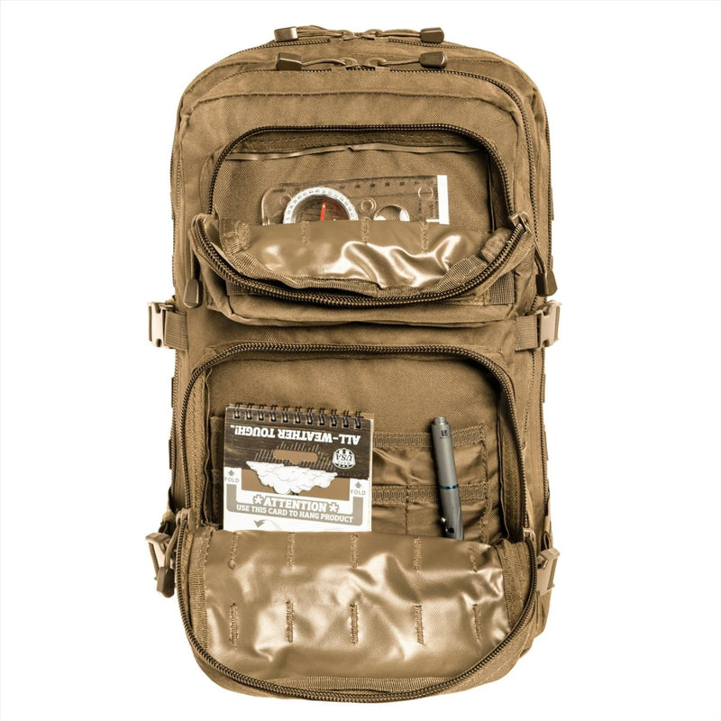 Mil-Tec US Assault Tactical Backpack 36L Ergonomic Formed Padided épaules