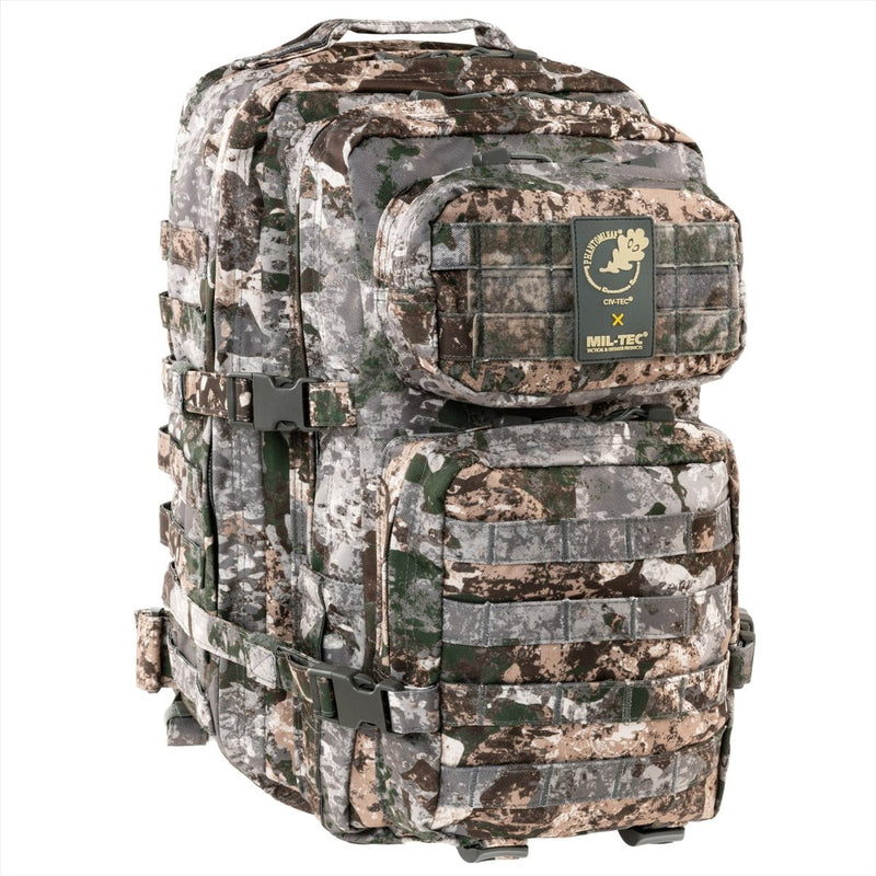 Mil-Tec US Assault Tactical Backpack 36L Ergonomic Formed Padided épaules