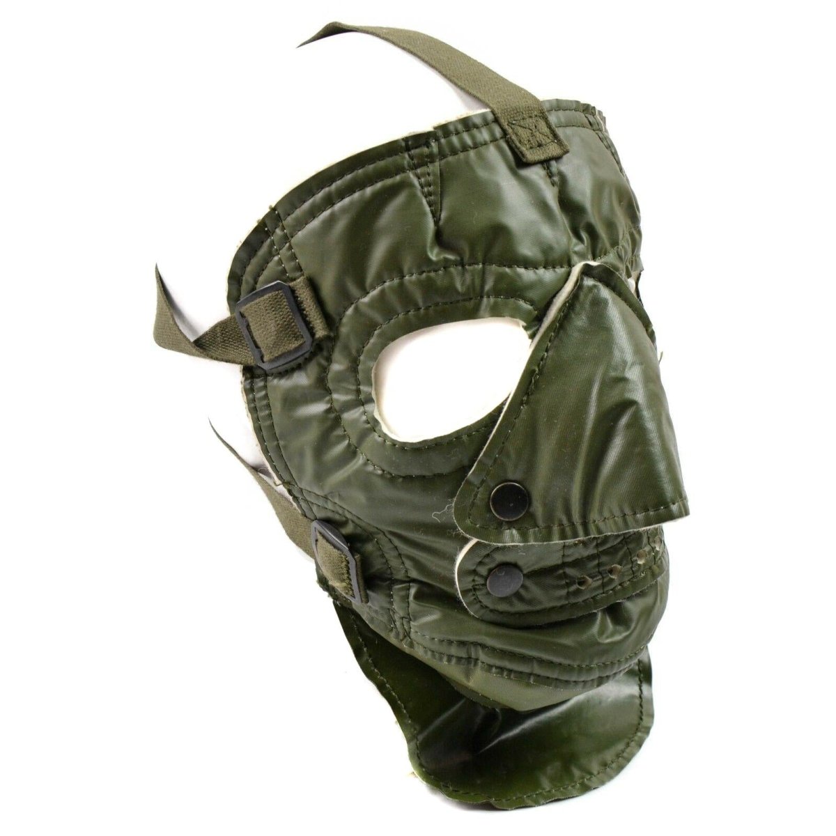 New US army cold weather face mask. Creepy scary military mask. Green US mask