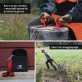 NORDIC POCKET SAW Compact portable emergency camping hand chainsaw red handles