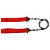 NORDIC POCKET SAW Compact portable emergency camping hand chainsaw red handles
