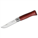 Opinel N°08 Folding Pocket Knife 8.5cm 12C27 Stainless Steel Blade Brown - GoMilitar
