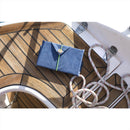 Opinel Nomand Set de Cuisine Extérieur 5 Pièces Couteau Planche Serviette Kit de Voyage Bleu