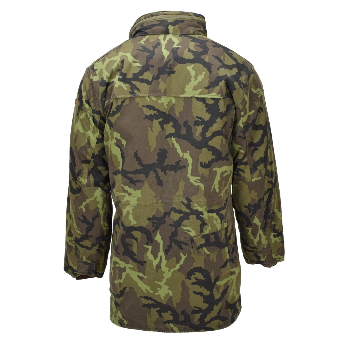 Veste de style Parka militaire tchèque originale Doublure Fausse fourrure M95 Camouflage