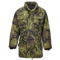 Veste de style Parka militaire tchèque originale Doublure Fausse fourrure M95 Camouflage