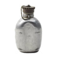 Original Austrian army canteen aluminum flask plastic screw lid military surplus