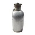 Original Austrian army canteen aluminum flask plastic screw lid military surplus