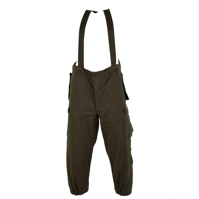 Pantalon de combat original de l'armée autrichienne, salopette militaire olive OD avec bretelles NOUVEAU - GoMilitar