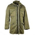 Veste de combat originale de l'armée autrichienne BH M65 Parka militaire olive OD