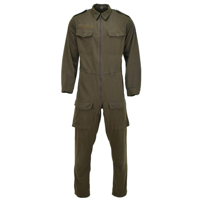 Original Austrian BH Military coverall men works mechanic polycotton suit Olive - GoMilitar