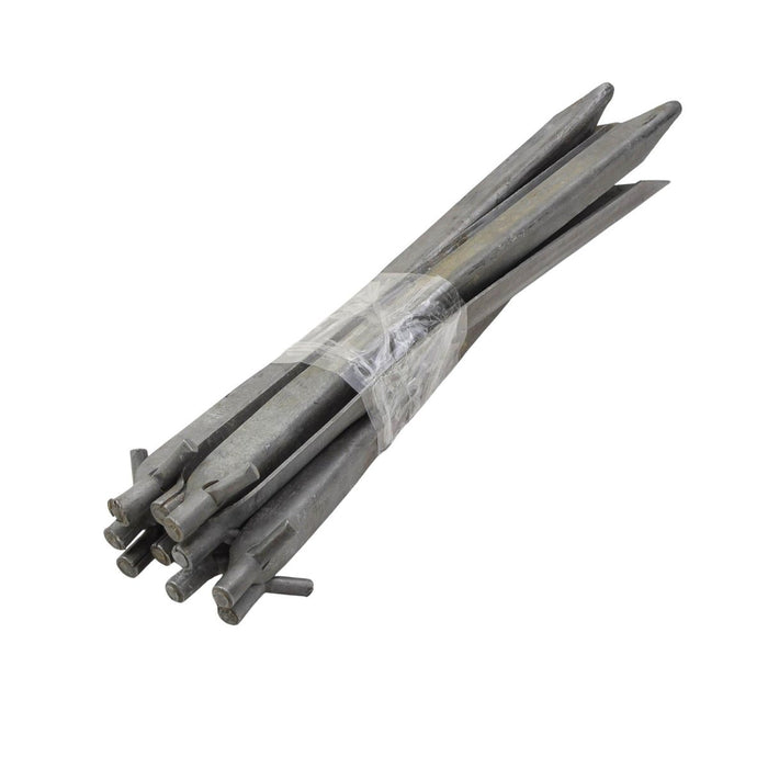Piquets de tente en aluminium militaires autrichiens d'origine, piquets de camping, paquet de 10, 26 cm - GoMilitar