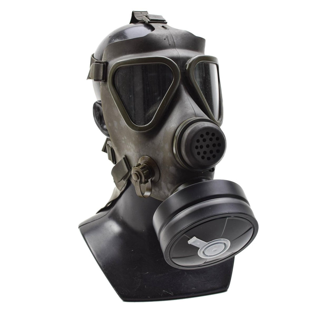 Original Austrian Military Drager Gas Mask Set Military Collectible Olive