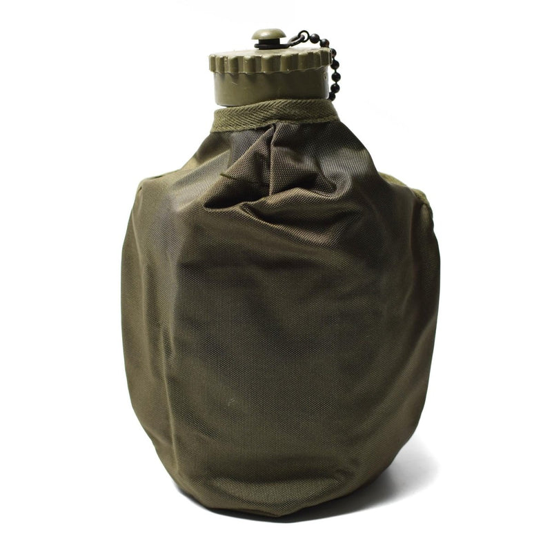 Pochette à gourde Alice Clips pour troupes de campagne militaires autrichiennes d'origine Olive