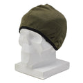 Bonnet en polaire militaire autrichien d'origine doux et chaud pour l'hiver en plein air Olive