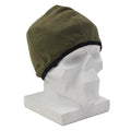 Bonnet en polaire militaire autrichien d'origine doux et chaud pour l'hiver en plein air Olive