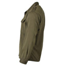 Original Austrian military olive long sleeve shirt dress casual lightweight NEW - GoMilitar