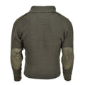 Pull militaire autrichien original, coudes renforcés, blouson, pull en tricot côtelé
