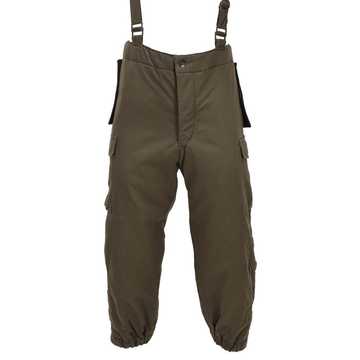 Pantalon d'hiver militaire autrichien original isolé hydrofuge olive - GoMilitar
