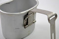 Gobelet de cantine original de l'armée belge, pot en aluminium de type bushcraft US M1910