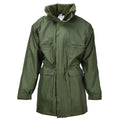 Original Belgian military rain long jacket with liner olive waterproof field NEW