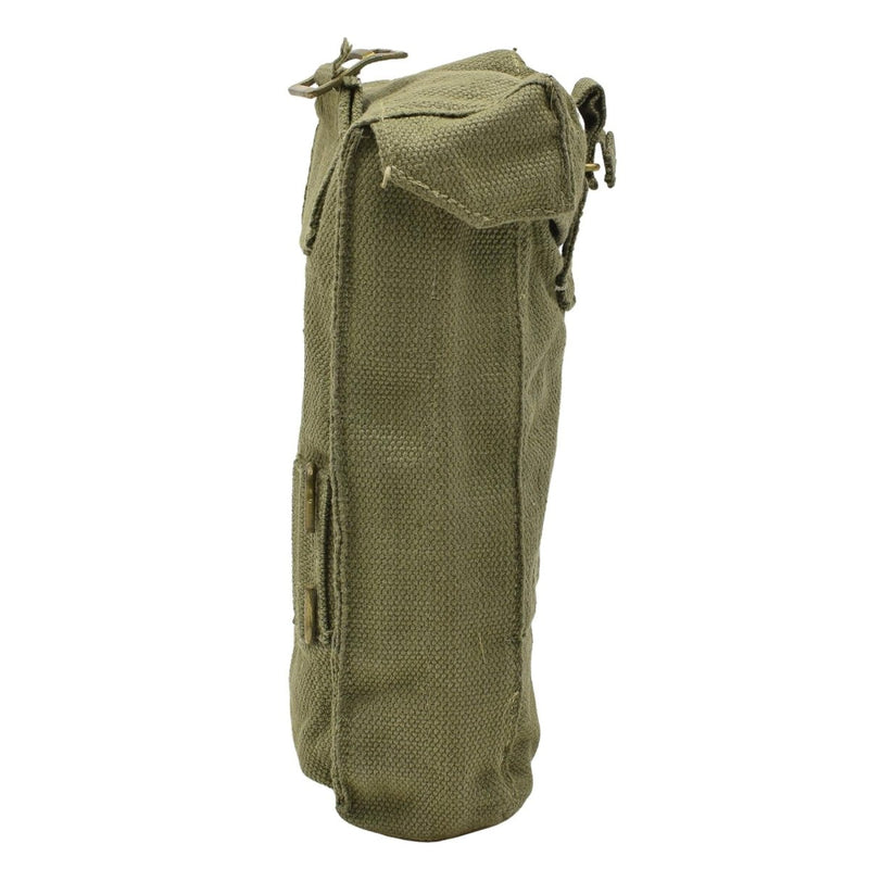 Original Belgium Army Durable Canvas material medium Magazine Pouch bag Olive