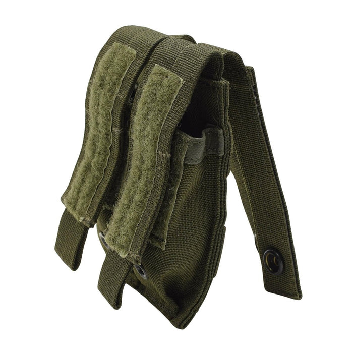 Pochette de chargeur double pistolet originale de l'armée britannique, sac magnétique, champ militaire Olive - GoMilitar