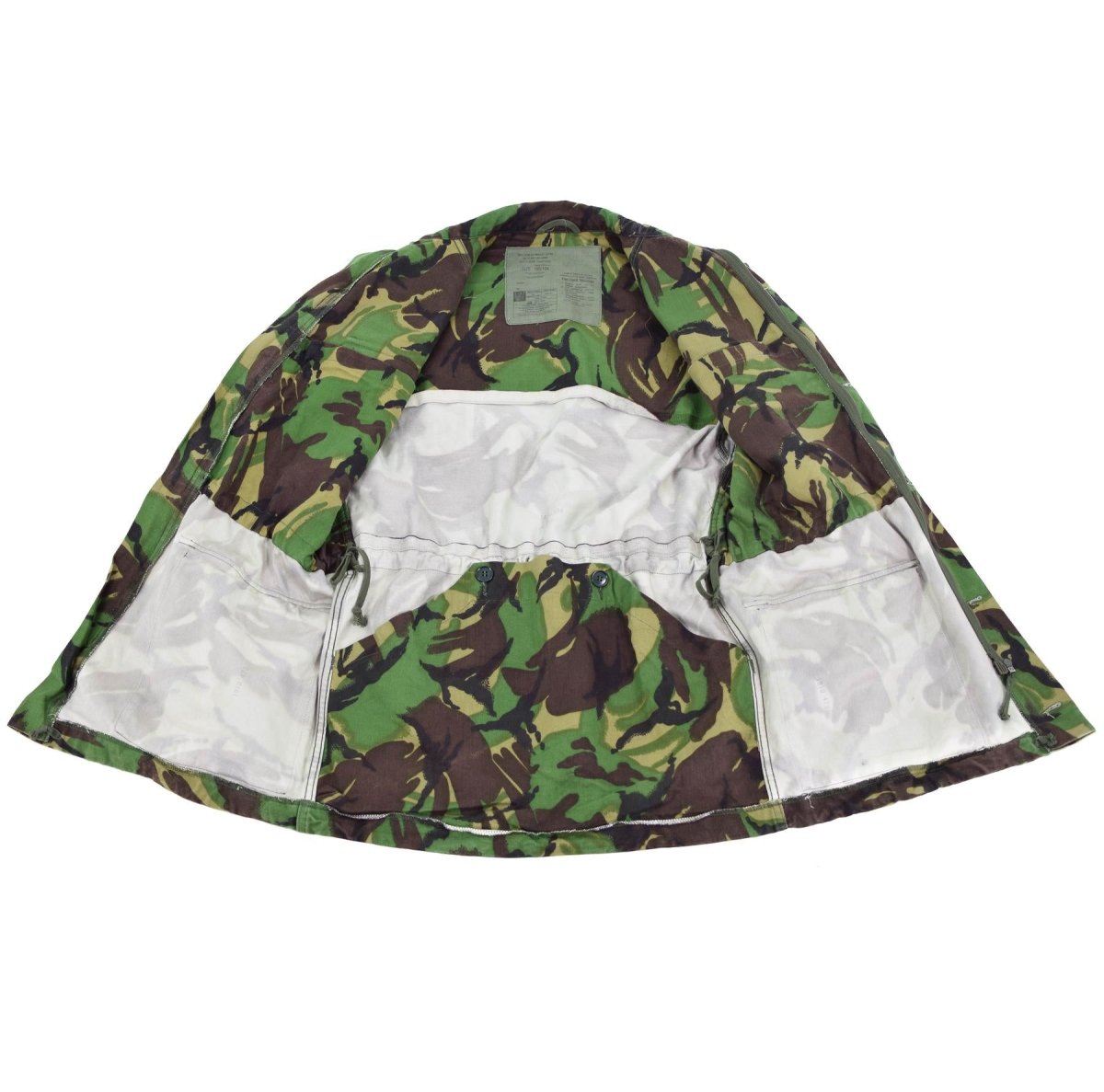 Original British army jacket BDU combat smock cold weather parka military issue