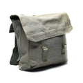 Sac à dos original de l'armée britannique M37 en toile grise, grand sac à dos militaire latéral